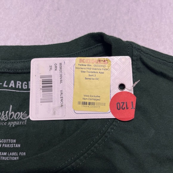 Michigan State Spartans Pressbox Women's 2XL Canyon Long Sleeve Shirt 2XL NWT - Picture 8 of 8